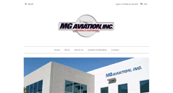 Desktop Screenshot of mgaviationinc.com